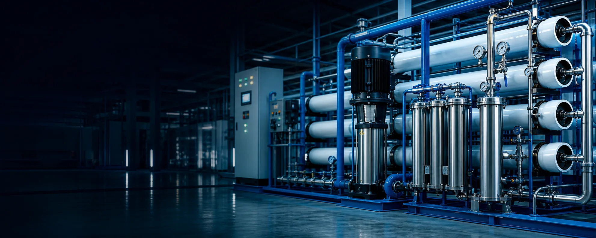 Endüstriyel reverse osmosis ve su arıtma tesisi